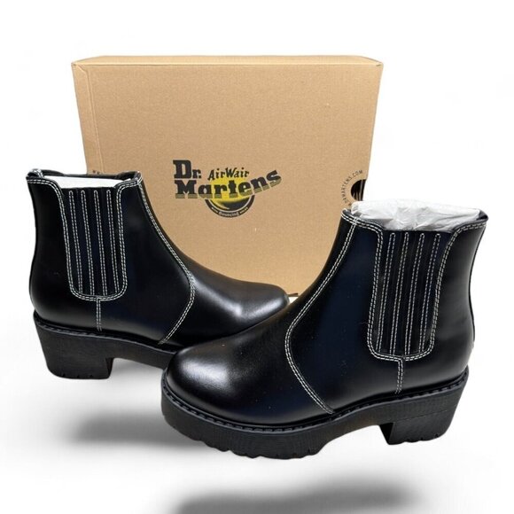 Dr. Martens Rometty CS Womens Atlas Leather Chelsea Platform Boots US Size 6 _A1 - Picture 2 of 16